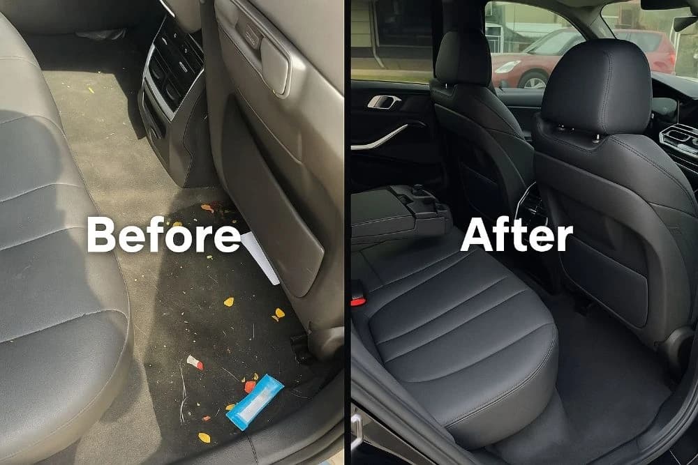 BMW X5 — Interior, Before & After